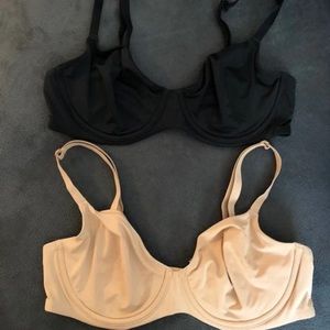 Victoria’s Secret Black Bra and Tan Bra